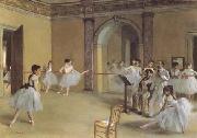 Edgar Degas Dance Class at the Opera (mk09) Spain oil painting reproduction